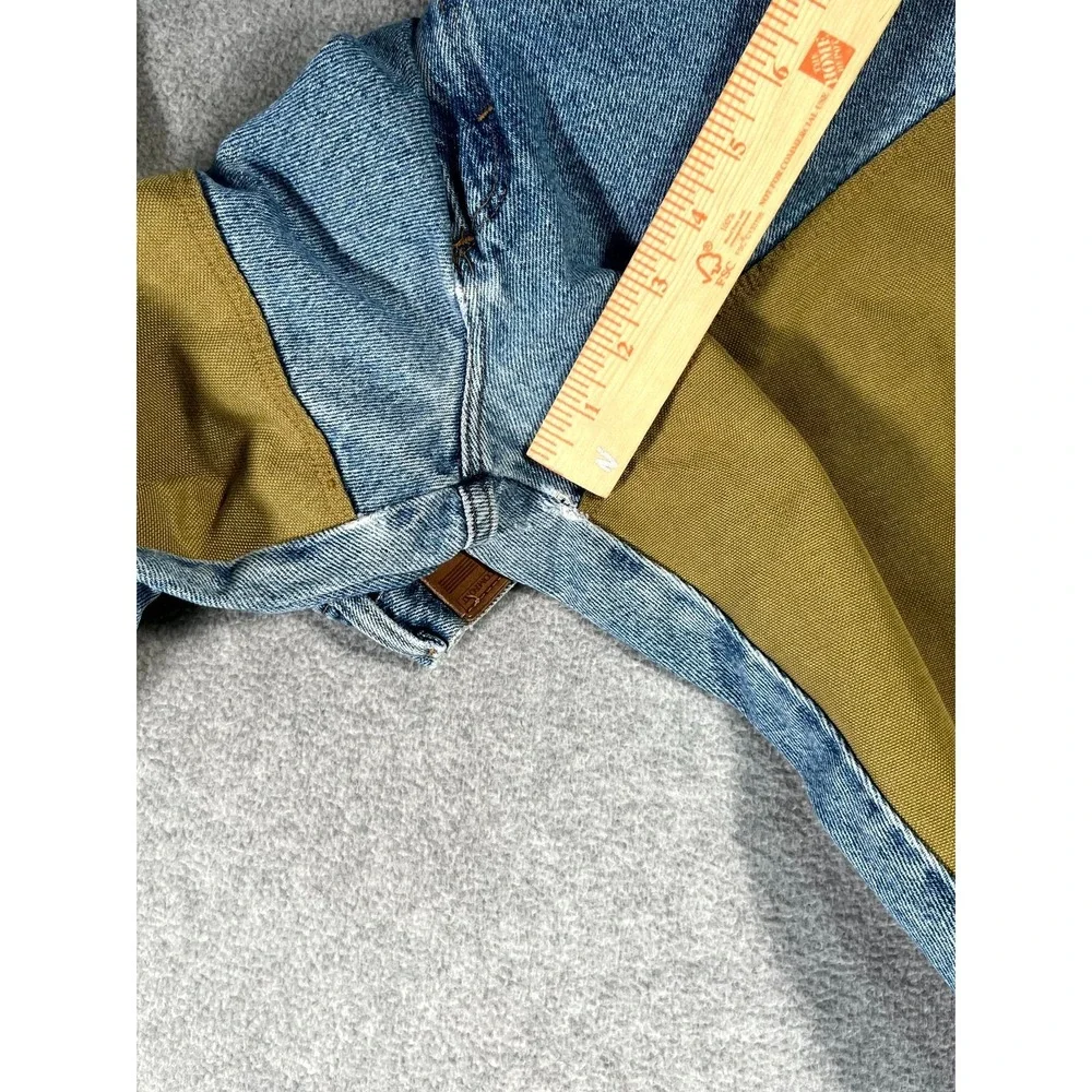 Wrangler Rugged Wear Brush Guard Jeans Men 36x32 Blue Brown Medium Wash Workwear
